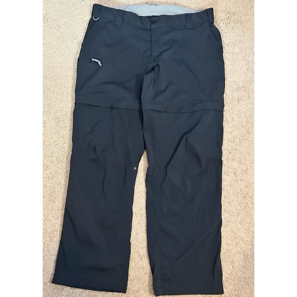 World Wide Sportsman Convertible Zip-Off Pants Shorts Women's Size 18 Black - Picture 1 of 9